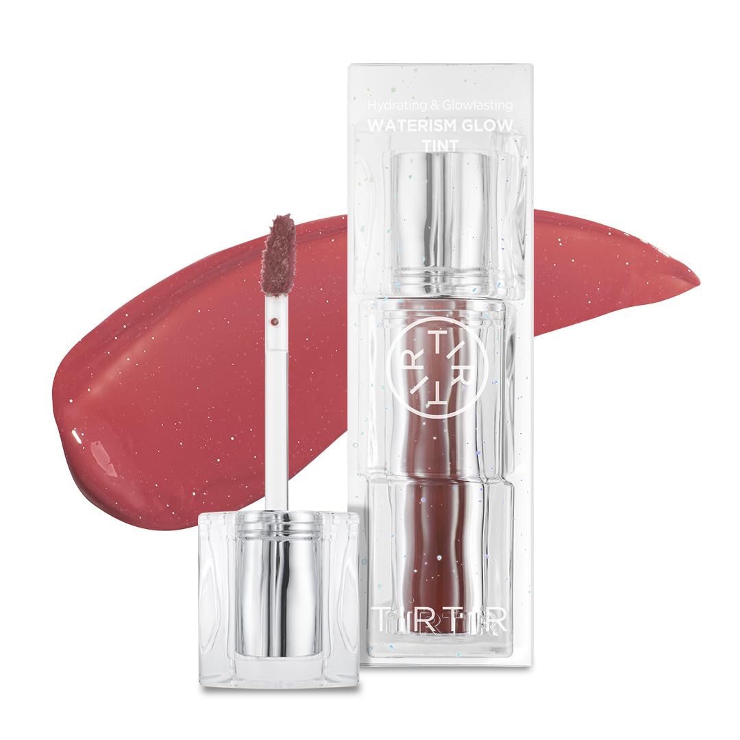 TIRTIR Waterism Tinted Lip Gloss #03 Sand Mond, 0.14 Fl Oz – Kiss Ready Lipgloss, 12H Long Lasting Non Sticky Natural Tinted Glow Korean Multiuse Cheek and Lip Tint for Women gift