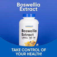 Thumbnail for Nutricost Boswellia Extract 180 Capsules for 90 Servings Per Bottle - Gluten Free and GMO Free, Vegan