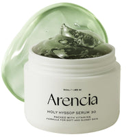 Thumbnail for Arencia Glow Hyssop Overnight Face Mask Serum - hydrating & Anti-Aging Serum for younger looking Korean Glass Skin, 30% Vitamin A, C, E, 10% Niacinamide, Peptide