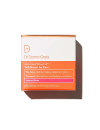 Thumbnail for Dr Dennis Gross Alpha Beta Glow Pad Self Tanner Intense Glow for Face: for Dull Skin Lacking Radiance & Glow, (20 Towelettes)
