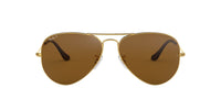 Thumbnail for Ray-Ban Unisex RB3025 Classic Polarized Aviator Sunglasses, Gold/Brown Polarized, 58 mm