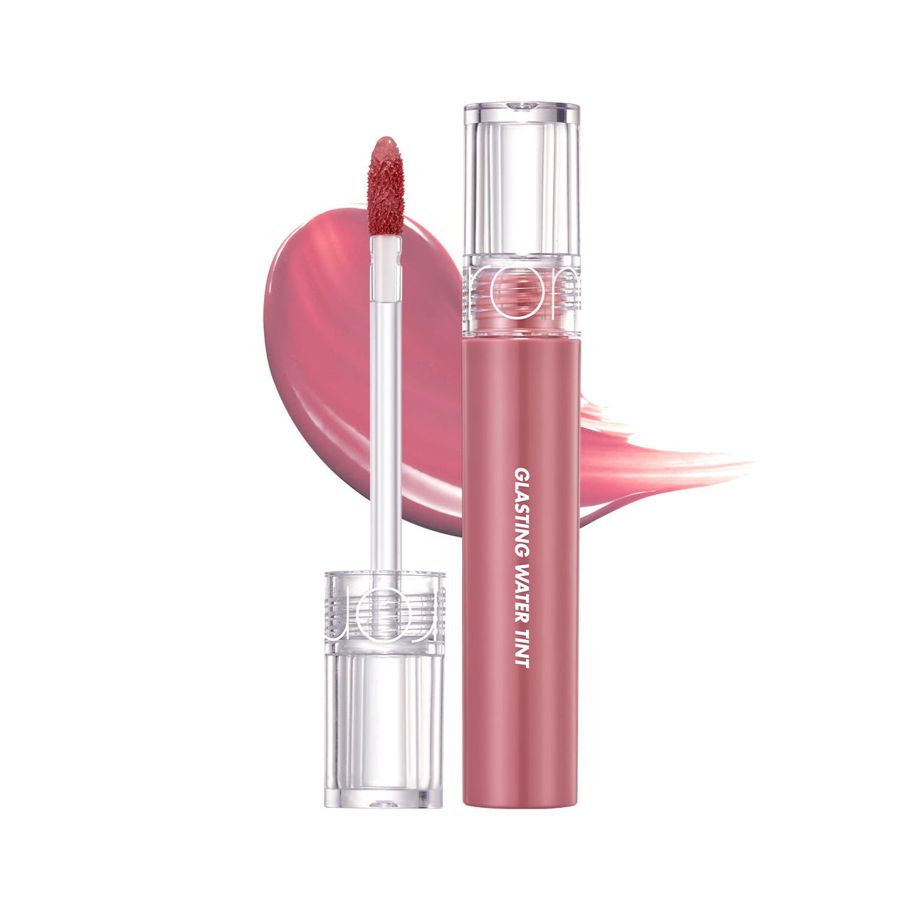 rom&nd GLASTING WATER TINT 14 Mauve Moon | Long-Lasting Hydrating Lip Stain | Non-Sticky Glossy Finish for Cool Tones | K-Beauty Liquid Lipstick