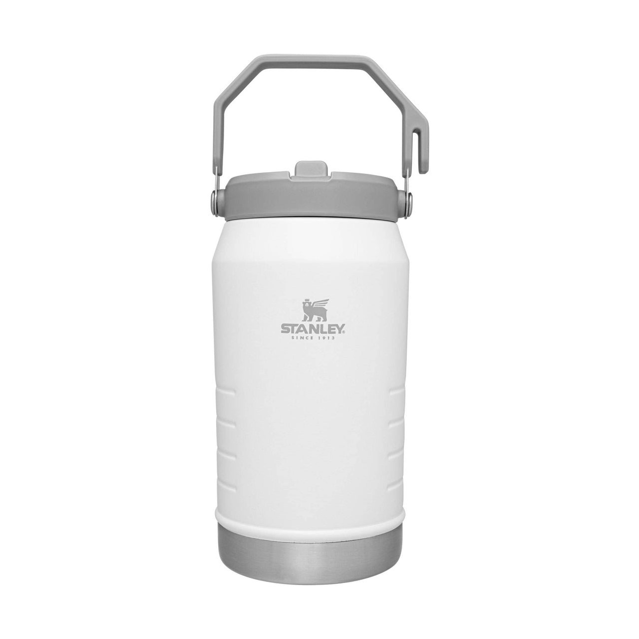 Stanley IceFlow Flip Straw Jug with Handle 64 oz| Twist On Lid and Flip Up Straw | Leak Resistant for Travel and Sports | Insulated Stainless Steel | BPA-Free |Polar
