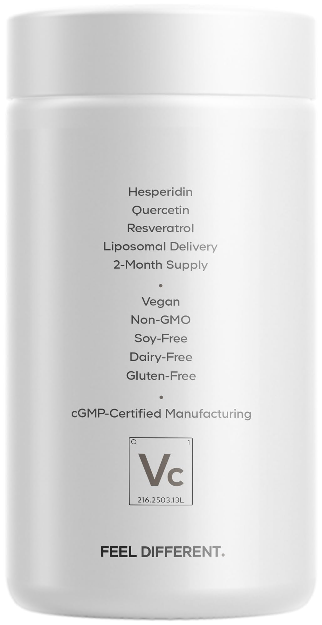 Codeage Liposomal Vitamin C+ Platinum - 1000 Mg Vitamin C Vitamins, Glutathione, NAC (N Acetyl Cysteine), Resveratrol, CoQ10, Rutin, Elderberry, Quercetin, Rosehip, Citrus Bioflavonoids - 180 Capsules