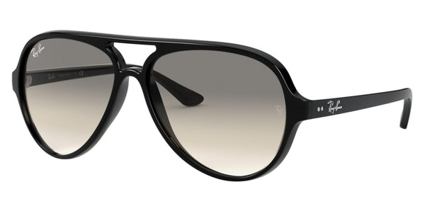 Ray-Ban RB4125 CATS 5000 Classic Pilot Sunglasses With Eyewear Kit Bundle - Adjustable Nose Pads - Ideal Formal and Casual Wear Retro Sunglasses