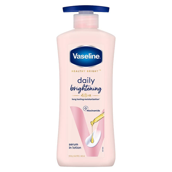 Vaseline Healthy Daily Body Lotion with Vitamin B3, Lightweight Daily Use Moisturizing Lotion – 400 ml (13.52 fl oz)
