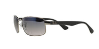 Thumbnail for Ray-Ban RB3478 Rectangular Sunglasses, Gunmetal Frame/Blue Polarized Lens, 60 mm
