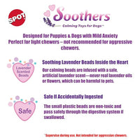 Thumbnail for SPOT Soothers- Warm Hug Pal - Calming Plush Dog Toy with Lavender Scented Beads, Removable Squeaker, Microwavable Warming Pouch, Separation Anxiety Relief, for Medium to Large Dogs and Puppies, 10in