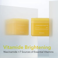 Thumbnail for (Only Refill) Mediheal Vitamide Brightening Pad (100 Pads) - Radiance Boosting Pads for Clear, Illuminating Skin - Vegan Gauze Pad