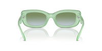 Thumbnail for Coach Sunglasses HC 8390 U 5807I7 Cr610 Milky Mint Green Blue Gr