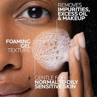 Thumbnail for La Roche-Posay Toleriane Purifying Foaming Facial Cleanser, Niacinamide + Ceramides + Prebiotic Thermal Water, Oil Free Face Wash For Oily Skin, Pore Cleanser Safe For Sensitive Skin, Soap Free