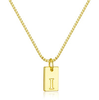 Thumbnail for Initial Necklaces for Women 14K Gold Plated Letter Necklace Dainty Name Pendant Necklace Personalized Christmas Gifts for Women Trendy Gold Jewelry
