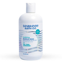 Thumbnail for Seaweed Bath Co. Bubbling Muscle Soak, Tea Tree Lavender Scent, 12 Ounce, Sustainably Harvested Seaweed, French Sea Clay, Arnica