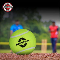 Thumbnail for Nivia Heavy Tennis Ball Cricket Ball (Pack of 6), Yellow