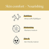 Thumbnail for d'alba Piedmont Italian White Truffle Nourishing Mask 5pcs, Vegan Skincare, Nourishing Sheet Mask for Dry and Tired Skin, Deep Hydration Mask, Korean Skin Care