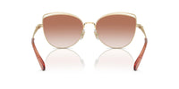 Thumbnail for COACH Sunglasses HC 7162 900513 Shiny Light Gold/Nutmeg Amber Gradient Polyami