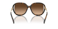 Thumbnail for COACH Sunglasses HC 8396 U 512074 Cr620 Dark Tortoise Brown Grad