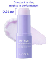 Thumbnail for THESAEM Iceland Hydrating Peptide Eye Stick 0.24oz - Elasticity, Cooling, Moisturizing Eye Balm for Loose Skin – Under Eye Treatment - Balm to Smooth Skin Texture - Daisy Flower Scent