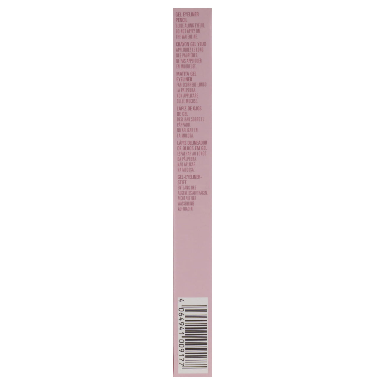 Gel Eyeliner Pencil - 009 Obsidian Black by Kylie Cosmetics for Women - 0.04 oz Eyeliner
