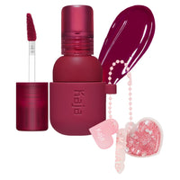 Thumbnail for Kaja Lip & Blush Glazed Keychain Stain - Jelly Charm 01 Cherry Spritz | with Triple Berry Complex, Lemon Fruit Extract &Olive Squalane, Hydrating, Long Lasting Tint