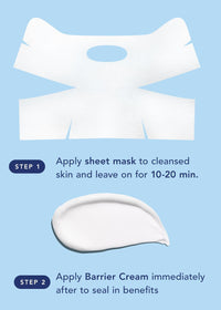 Thumbnail for Rael Retinol Chin Mask with Miracle Clear Barrier Cream - Face Masks and Moisturizer, 2 Step System, Niacinamide, Ceramide NP, Korean Skincare (5 Kits)