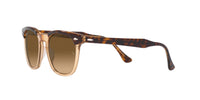 Thumbnail for Ray-Ban Unisex RB2298 Hawkeye Square Sunglasses, Havana On Transparent Brown/Brown Gradient Polarized, 50 mm