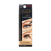 Thumbnail for KISS Lash GLUEliner, 2-in-1 Felt-Tip Eyelash Adhesive and Eyeliner, Matte Finish, Foolproof Application, Easy Touch-Up, 0.03 Fl Oz.- Black, Packaging May Vary