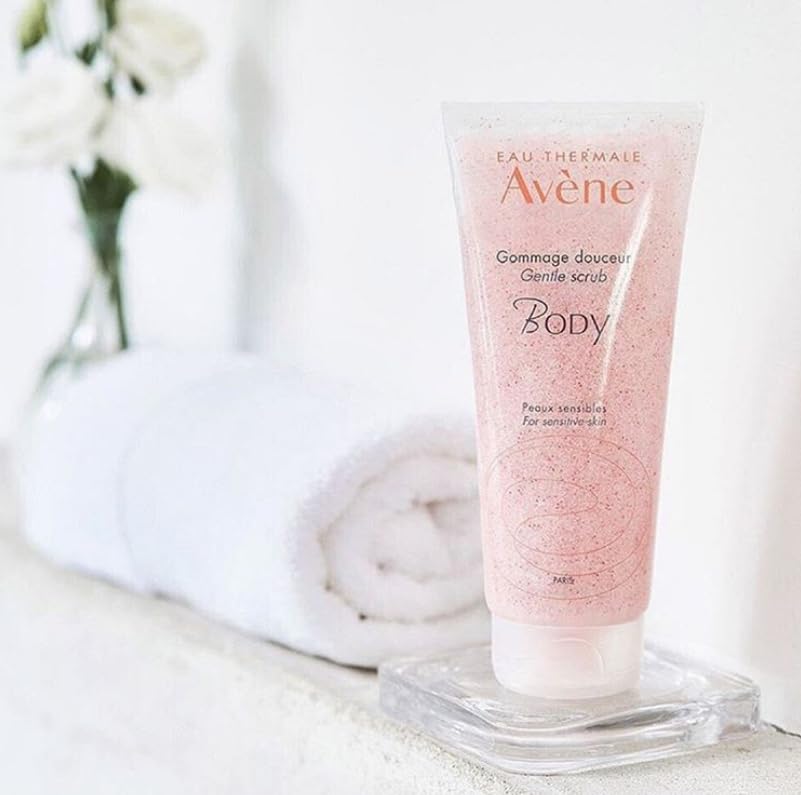 Avène Gentle Body Scrub, Biodegradable, Non-Abrasive Exfoliation Scrub, 6.7 Oz