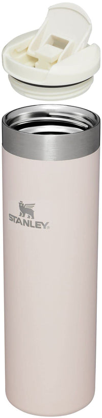 Thumbnail for Stanley AeroLight Transit Bottle 20 oz | Locking Drink Through Lid | Leak Resistant Water Bottle or Coffee Travel Mug | Lightweight Insulated Stainless Steel | BPA-Free | Rose Quartz Glimmer