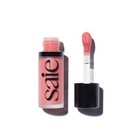 Thumbnail for Saie Dew Blush - Lightweight Liquid Blush with a Blendable + Buildable Cream Finish - Dewy Cheek Tint with Doe Foot Wand Makeup Applicator - Travel Size Holiday Gifts - Sweetie (.40 oz)