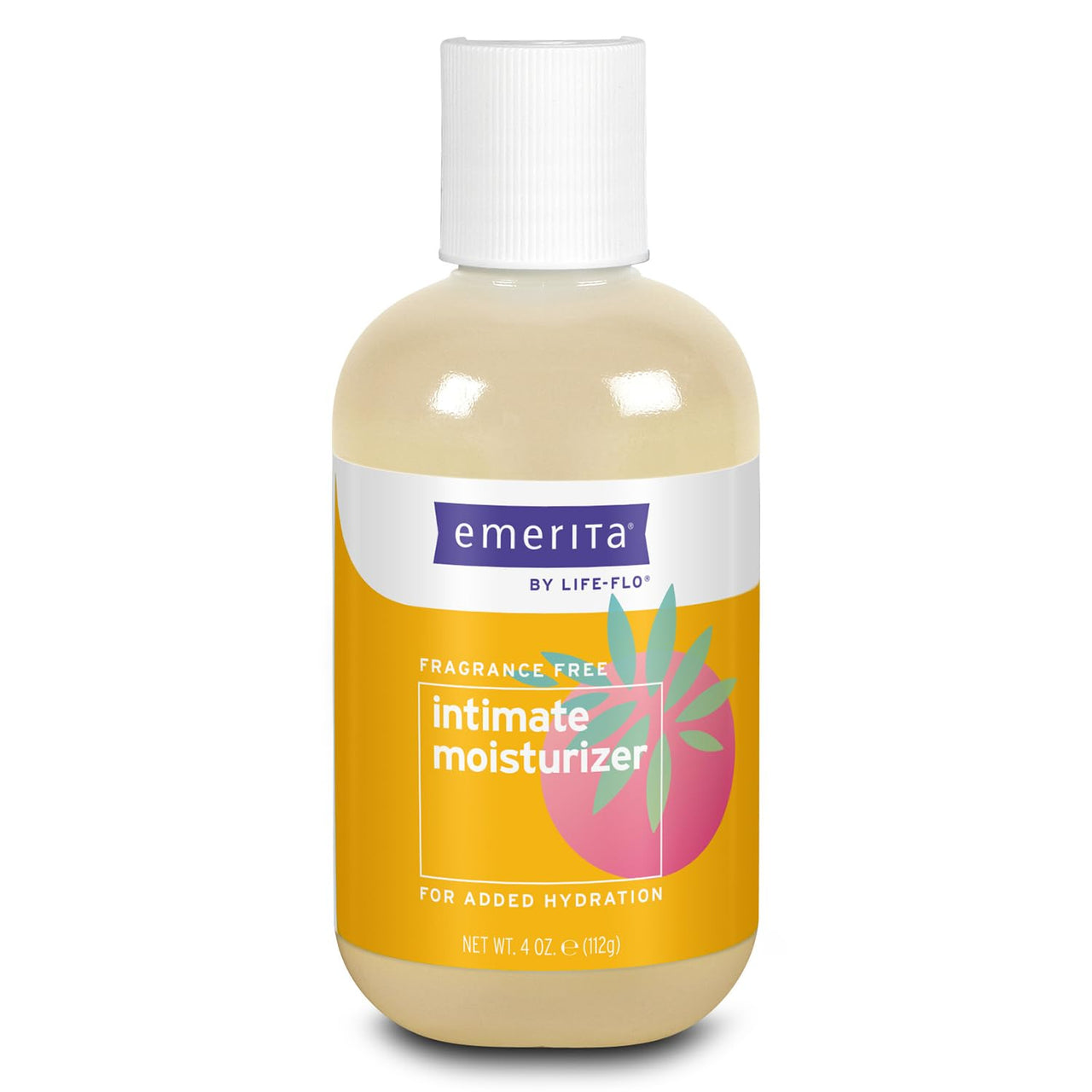 Emerita Intimate Moisturizer - Personal Care for Vaginal Dryness, Vulva Balm, Water Based Cream with Aloe Vera Gel for Vaginal Moisture and Comfort, Estrogen and Paraben Free - 4 fl oz