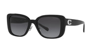 Thumbnail for Coach HC8352 Sunglasses, Black/Grey Gradient, 54 mm
