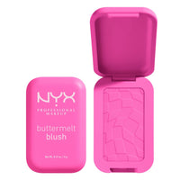 Thumbnail for NYX PROFESSIONAL MAKEUP Buttermelt Powder Blush, Fade and Transfer-Resistant Blush, Up to 12HR Make Up Wear, Vegan Formula - My Butta Half