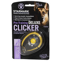 Thumbnail for StarMark Black and Yellow Training Clicker with Yellow Wristband