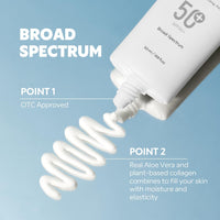 Thumbnail for TIRTIR Hydro UV Shield Sunscreen | SPF 50+ UVA/UVB Protection, Lightweight, No White Cast, Non-greasy, Korean Sunscreen, 1.69 Fl Oz (Pack of 1)