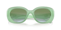 Thumbnail for COACH Sunglasses HC 8391 U 5807I7 Cr609 Milky Mint Green Blue Gr