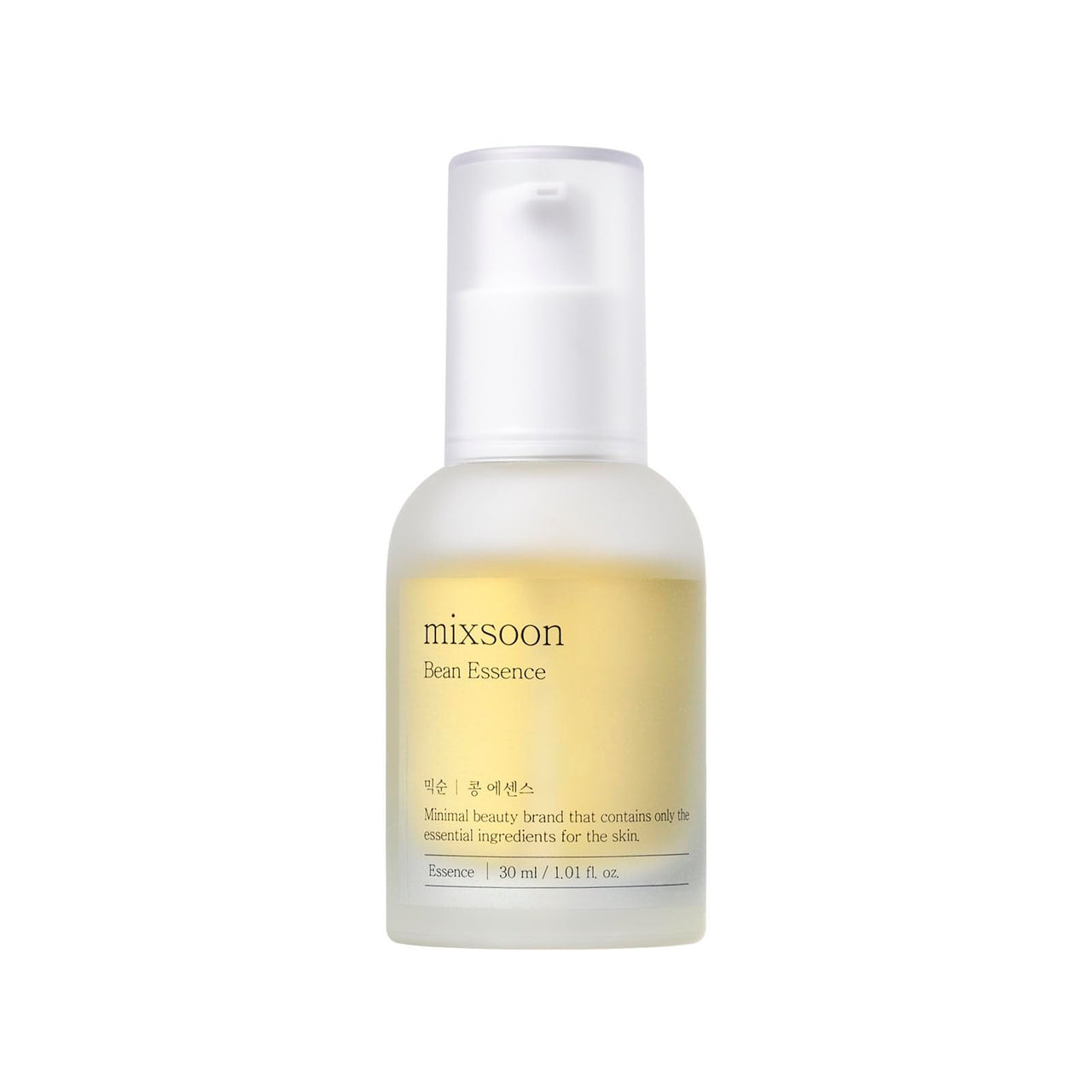 mixsoon Bean Essence Exfoliating Hydrating Korean Skin Care Glass skin Hyaluronic Acid Serum (1.01 Fl Oz([Pack of 1))
