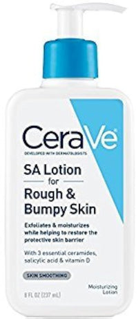 Thumbnail for CeraVe SA Lotion for Rough & Bumpy Skin, Vitamin D, Hyaluronic Acid, Lactic Acid & Salicylic Acid Lotion, Fragrance Free & Allergy Tested, 8 Ounce