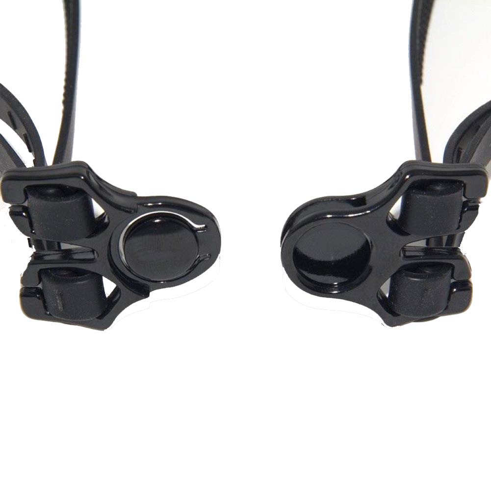 Aokelily Swim Goggles and Cap Set 4 in 1, UV 400 Protection Lenses Clear Anti-Fog Swimming Goggles Waterproof No Leaking with Nose Clip + Ear Plugs for Adult Men Women Kids (Black)