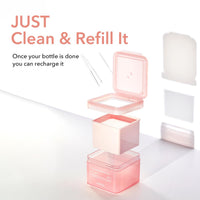 Thumbnail for (Only Refill) Mediheal Collagen Ampoule Pad (100 Pads) - Cotton Facial Toner Pads for Skin Firming & Restore Elasticity - Vegan Eco Silk Pad
