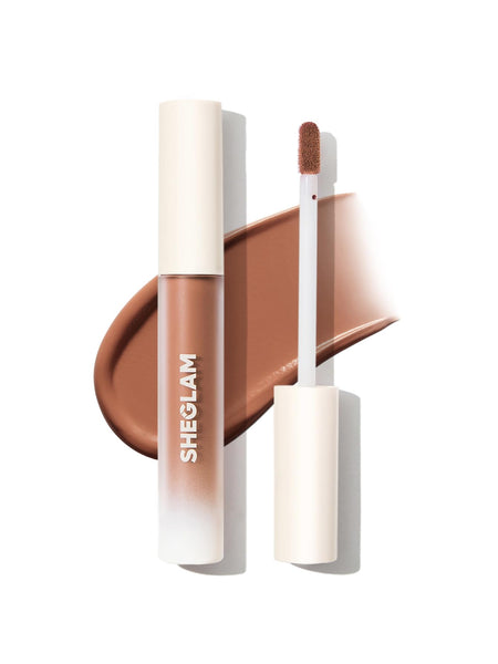 SHEGLAM Matte Allure Liquid Lipstick Long Lasting High Pigment Lipstick Nourishing Sunflower Oil Reduce Lip Care-Millionaire