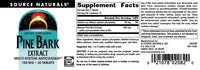 Thumbnail for Source Naturals Pine Bark Extract - Multi-System Antioxidant* - 150mg - 30 Tablets
