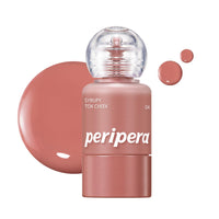 Thumbnail for PERIPERA SYRUPY TOK CHEEK 5 Colors, Liquid Blush, Dewy Finish and Hydrates All day, Soft Velvet Texture Face Cheek Tint (04 SUNSHINE FIG, One Size)
