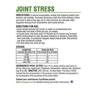 Thumbnail for HomeoPet Joint Stress, Joint Support for Dogs and Cats, Liquid Pet Meds to Support Healthy Joint Movement, 15 Milliliters