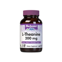 Thumbnail for Bluebonnet Nutrition L-Theanine 200mg, Free-Form Amino Acid, Promotes Relaxation*, Soy-Free, Gluten-Free, Non-GMO, Kosher Certified, Vegan, 60 Vegetable Capsules, 60 Servings