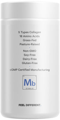Thumbnail for Codeage Multi Collagen Protein Beauty Night - Melatonin, Magnesium Bisglycinate, 5-HTP, L-Theanine, English Lavender Flower, Bone Broth - Vitamins - Supplement - Sleep Pills - Non-GMO - 150 Capsules