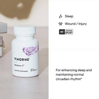 Thumbnail for THORNE - Sleep Support Duo - Magnesium Bisglycinate Powder + Melaton-3 for Restful Sleep - 60 Servings