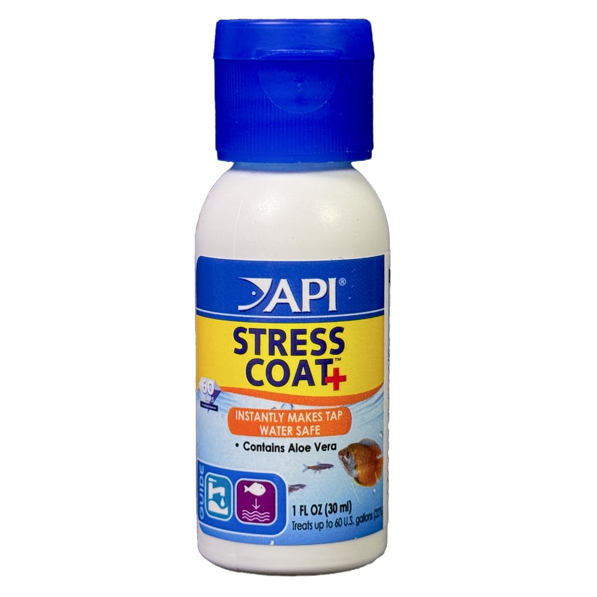 API STRESS COAT Aquarium Water Conditioner 1-Ounce Bottle