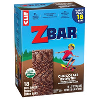 Thumbnail for Zbar - Chocolate Brownie - Soft-Baked Energy Snack Bars - Non-GMO - 11g Whole Grains - USDA Organic Granola Bars (18 Pack)