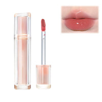 Thumbnail for Ice Watery Lip Gloss, Mirror Tea Jelly Light Lip Glaze, Moisturizing Nonstick Liquid Lipstick (#N01 Milky Peach)